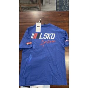 LSKD Redline FLXCotton‎ Tee Oversize Power Cobalt Blue USST00835 Mens S New NWT